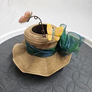 Vintage Yankee Candle Topper, Country Lady